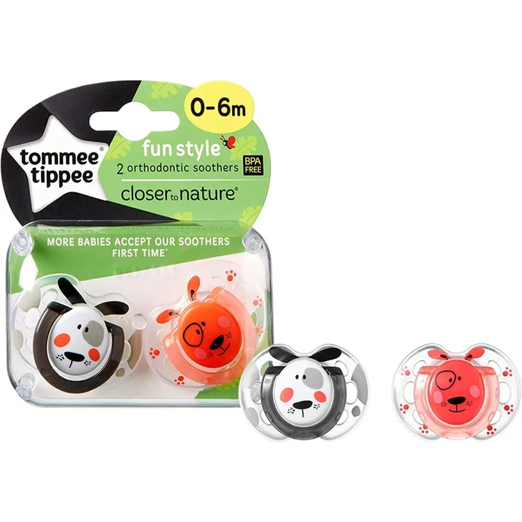 Tommee Tippee Fun Style Klassischer Babyschnuller Kieferorthopädisch Silikon