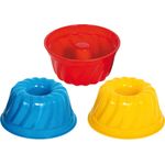 Gowi 558-61 Sandform Kuchen, 6teilig, im Netz, Sandkästen und Sandspielzeug