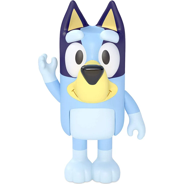 Bluey 4er-Figuren-Set: Bluey und ihre Familie: Bluey, Bingo, Bandit und Chilli; 6,3 - 7,6 cm große Figuren mit beweglichen Gelenken – offizieller Bluey-Sammelartikel - Preisvergleich – Bild 11