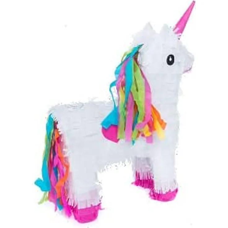GOODS+GADGETS Pinata Party-Dekoration zum Befüllen mit Süßigkeiten für Kinder-Geburtstag Hochzeit Feier - Einhorn