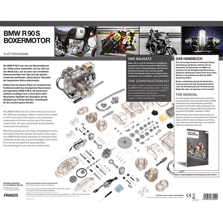 bausatz 2-Zylinder BMW R90SBoxermotor 200-teilig – Bild 2