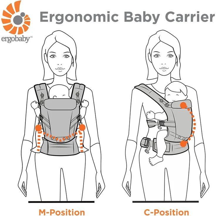 Ergobaby 'Adapt' Babytrage Heritage Blue – Bild 4