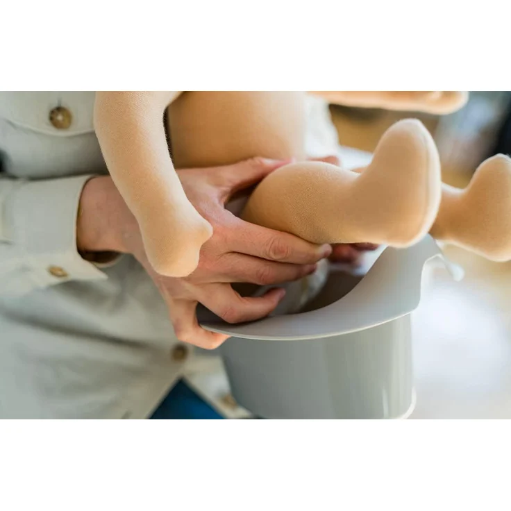 Kindsgut Abhaltetöpfchen für Babys, Babytopf WC/Klo, hochwertige Qualität und dezente Farben, abhalten und windelfrei, Dunkelgrau – Bild 3