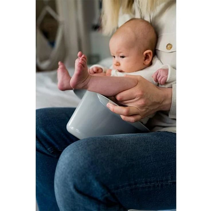 Kindsgut Abhaltetöpfchen für Babys, Babytopf WC/Klo, hochwertige Qualität und dezente Farben, abhalten und windelfrei, Dunkelgrau – Bild 9