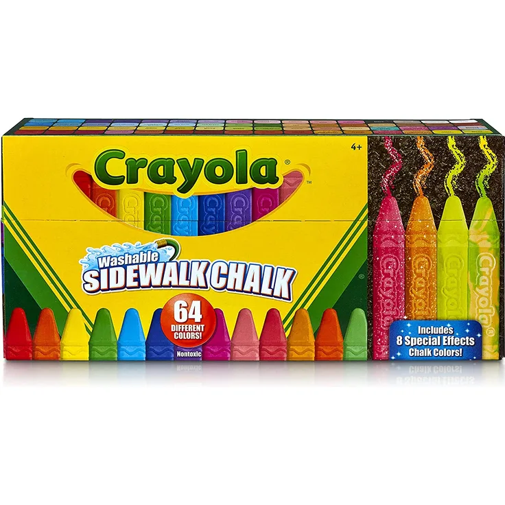 Crayola 720201 Washable Sidewalk Chalk