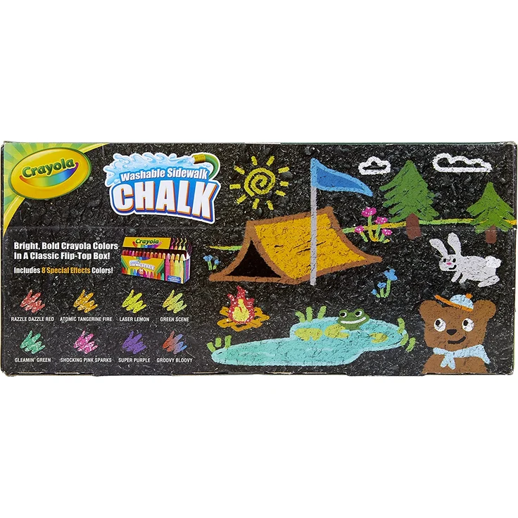 Crayola 720201 Washable Sidewalk Chalk – Bild 6