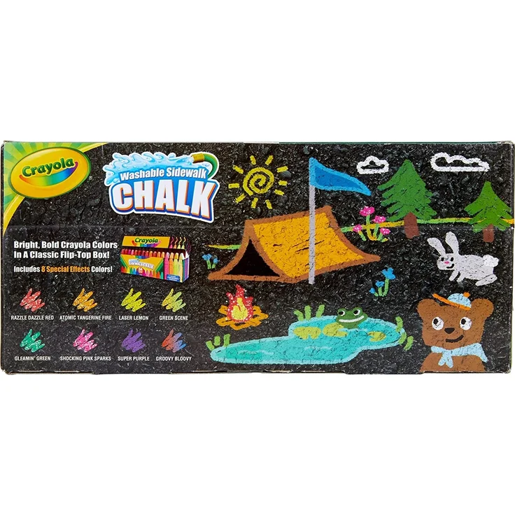 Crayola 720201 Washable Sidewalk Chalk – Bild 9