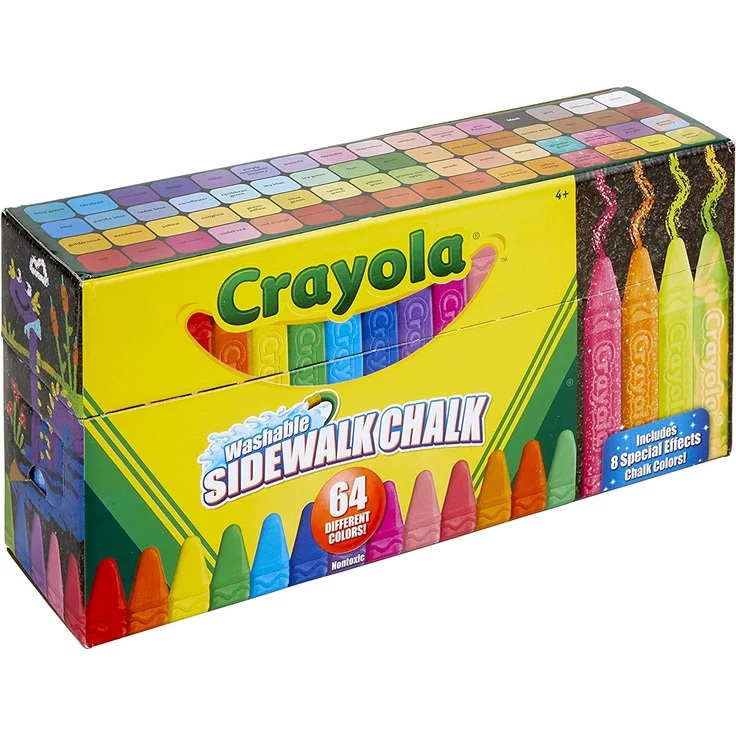 Crayola 720201 Washable Sidewalk Chalk – Bild 4