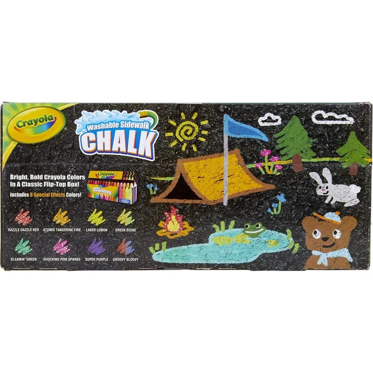 Crayola 720201 Washable Sidewalk Chalk – Bild 2