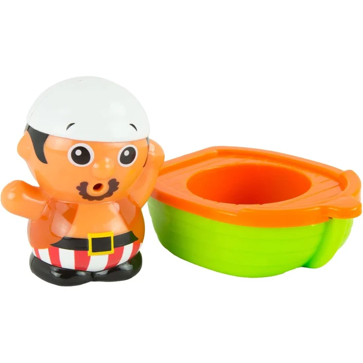TOMY Spielzeug Schiff 'Piratenschiff' Mehrfarbig, Hochwertiges Kleinkindspielzeug, Piratenschiff Spielzeug für die Badewanne, Boot Badewanne, Boot Spielzeug, Badewannenspielzeug, Ab 18 Monaten – Bild 5