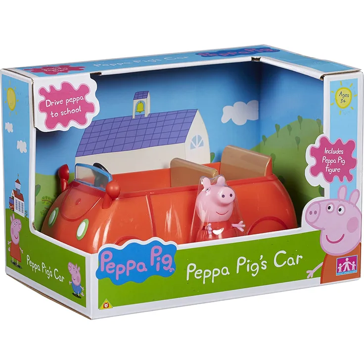 Peppa Pig | Peppa Wutz | Peppa Pig | Mit Figur und Zubehör Familien Auto