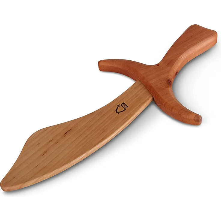 BestSaller 1141 Piraten Entermesser aus Holz, 28cm lang, natur (1 Stück)