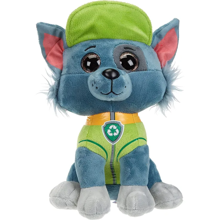 TY 96323 Dog Aladdin Paw Patrol, Rocky 24cm, grau