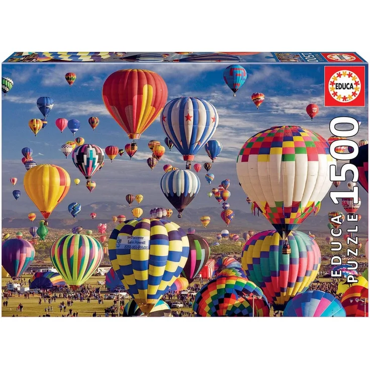 Educa Borras 17977 1500 Heißluftballons Puzzle, Multicolor