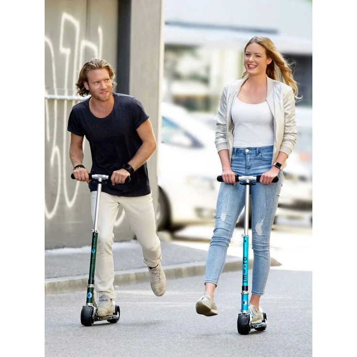 Micro Kinderscooter Rocket klappbarer Tretroller mit extrabreiten Rollen – Bild 5
