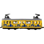 Idena 4259526 - Modell Berliner Straßenbahn, mit Rückzugmotor, ca. 13,5 x 19 x 5 cm, als Spielzeug, typisches Souvenir oder beliebtes Sammlerstück