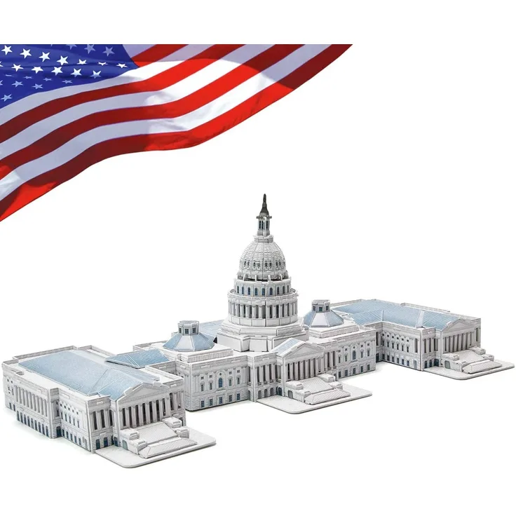Cubic Fun - 3D Puzzle The Capitol Hill Kapitol Washington USA Groß