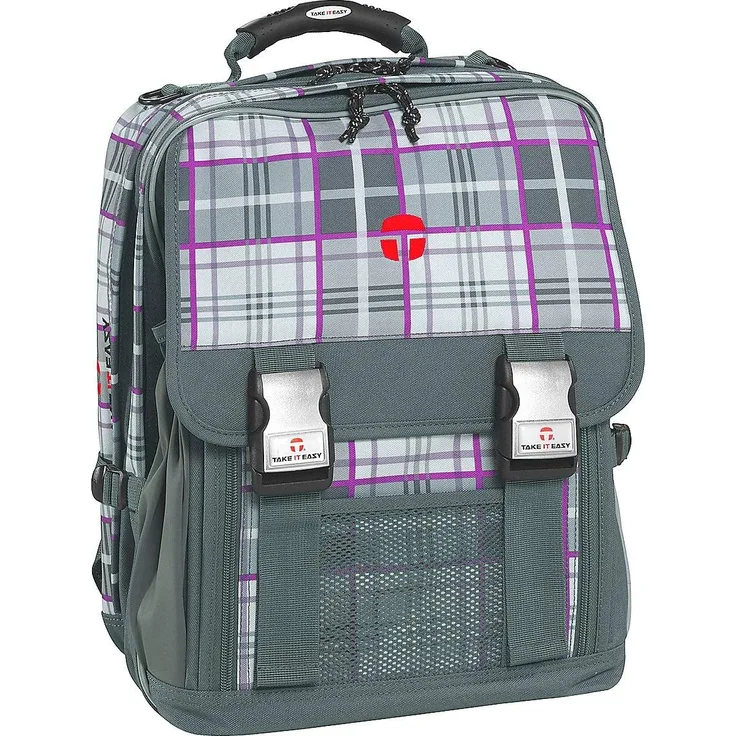 Take It Easy Schulrucksack London - Motiv: Kilt, 32 cm, 28 Liter, 1,2 kg - Farbe: bunt