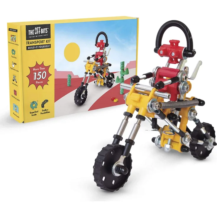 Folkmanis 'RiderBit Biker' mehr als 150 Teile, Konstruktionsspielzeug