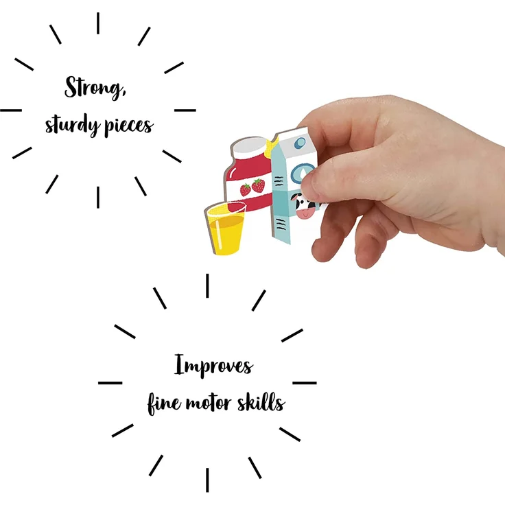 Janod J02724 Magneti'Book Lerne Die Uhr, Mehrfarbig – Bild 3