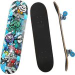 Best Sporting Skateboard Graphic, ABEC 3, max. Belastung 100 kg blau/schwarz
