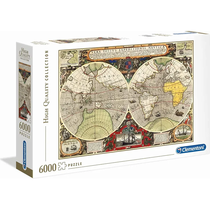 Clementoni 36526 6000 Stück(e) Landkarten 10 Jahr(e)