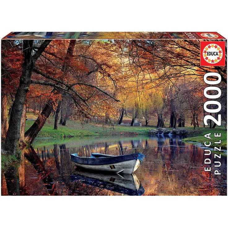 Carletto 9219275 - Educa, Boot am See, Puzzle, 2000 Teile