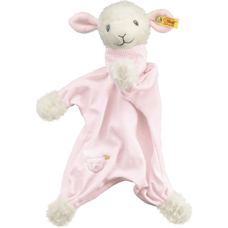 Steiff - Babywelt - Spielzeug - Schmusetücher - Träum-süß-Lamm Schmusetuch, rosa, 30cm – Bild 1