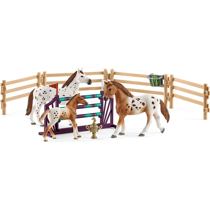 Schleich Horse Club Spielset - Turnie. Training & Pferde Appaloos - Preisvergleich – Bild 4