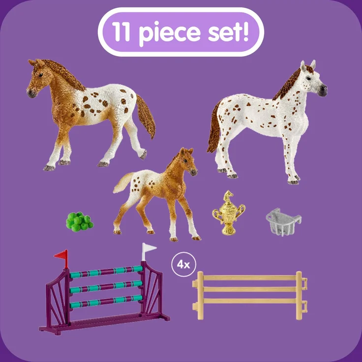 Schleich Horse Club Spielset - Turnie. Training & Pferde Appaloos - Preisvergleich – Bild 2