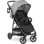 Hauck 'Rapid 4R Plus' Buggy bis 25 kg belastbar, Sonnenverdeck mit UV-Schutz 50+, großer Korb, Grau
