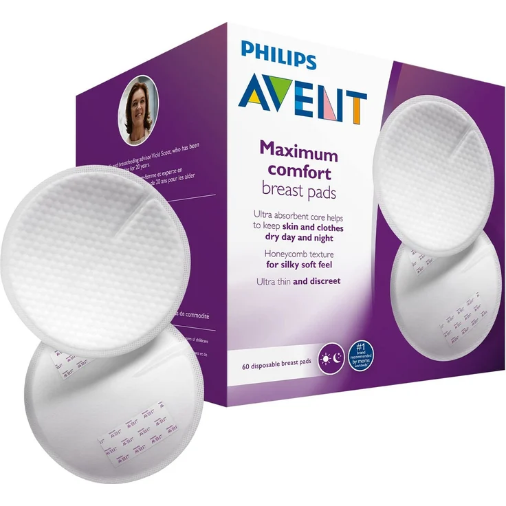 Philips Avent Einweg-Stilleinlagen SCF254/61 60 Stück - Preisvergleich – Bild 2