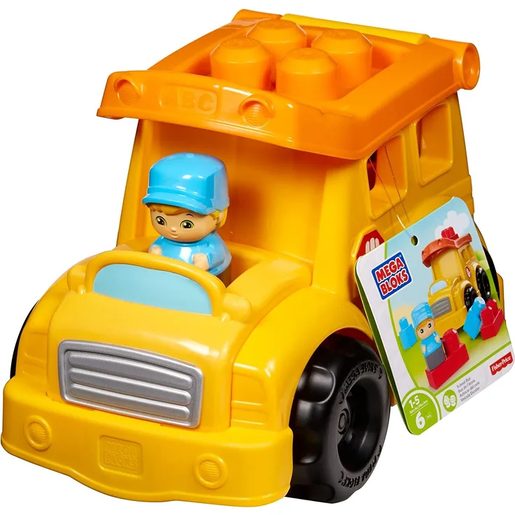 Mega Bloks Mattel DYT59 - Schulbus, gelb