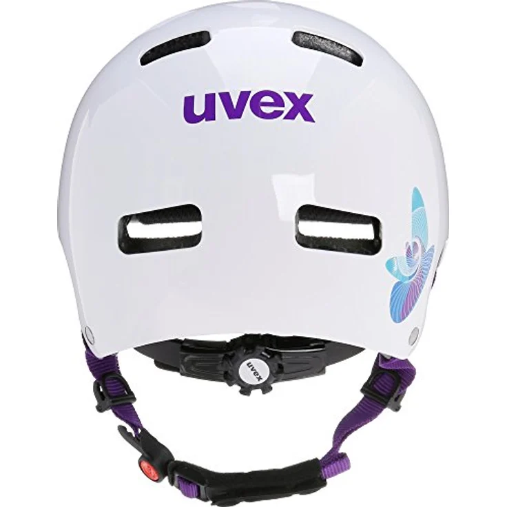 uvex Kid 3, butterfly blue, 55-58cm, S-M Fahrradhelm Radhelm 2016 – Bild 4