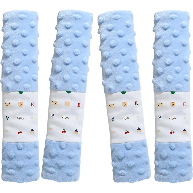 1 one enjoy 4 Stück Gurtpolster Auto Kindergurtschutz Kinder Auto,Kinder Auto Sicherheitsgurt, Gurtschoner Kissen Autositz Gurt Fahrradsitz Gurt Gurtpolster für Sitzerhöhung Gurtschutz (25 * 5. 7cm) – Bild 1