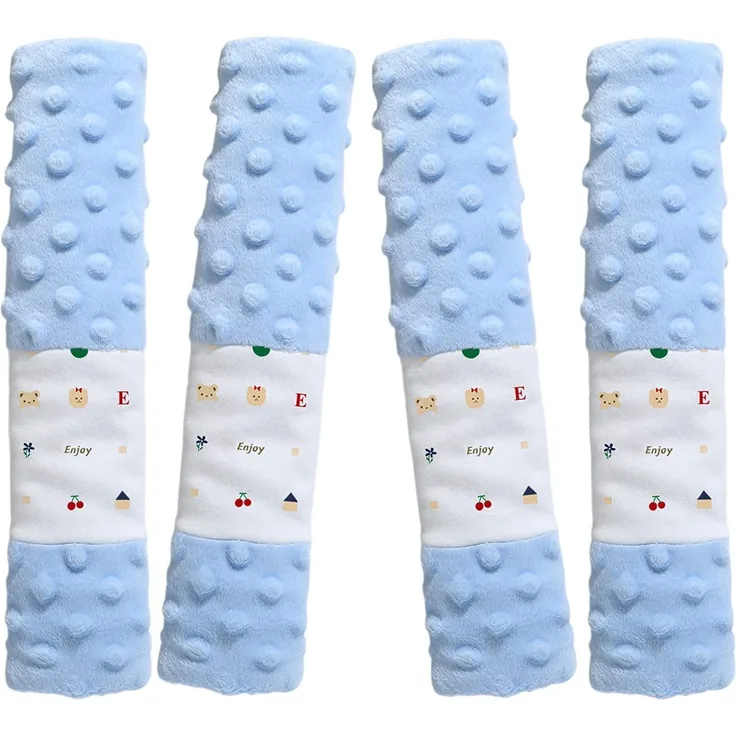 1 one enjoy 4 Stück Gurtpolster Auto Kindergurtschutz Kinder Auto,Kinder Auto Sicherheitsgurt, Gurtschoner Kissen Autositz Gurt Fahrradsitz Gurt Gurtpolster für Sitzerhöhung Gurtschutz (25 * 5. 7cm)