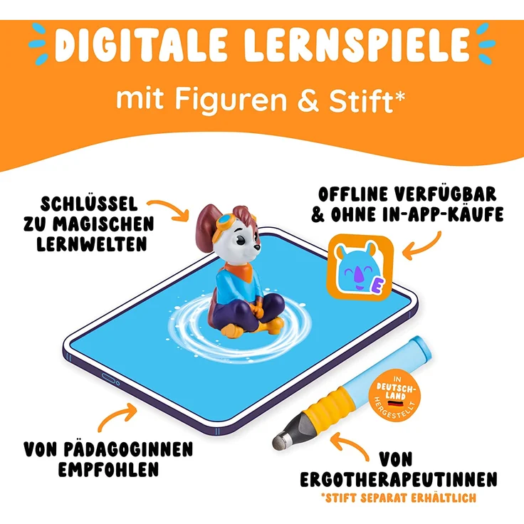 Edurino Figur Luka Logisches Denken & Coding ab 4 Jahren inkl. App I Innovatives & digitales Lernspiel I Spielerisch Strukturen & Muster erkennen I Rätseln & Knobeln | Logisch Denken – Bild 3