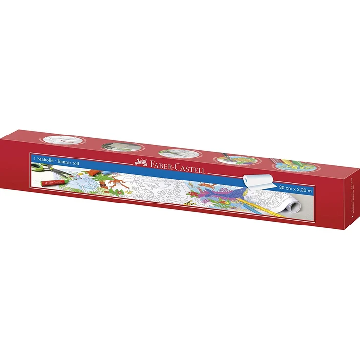 Faber-Castell 201397 - Malrolle mit Dschungel- und Unterwasserwelt – Bild 1