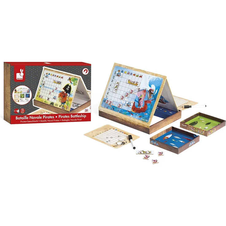 Janod J02835 - Spiel Schiffe Versenken Piratenversion – Bild 13