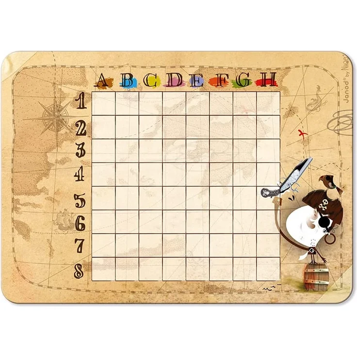 Janod J02835 - Spiel Schiffe Versenken Piratenversion – Bild 8
