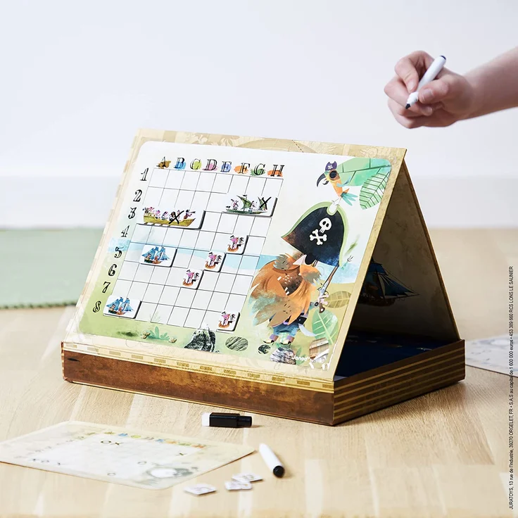 Janod J02835 - Spiel Schiffe Versenken Piratenversion – Bild 6
