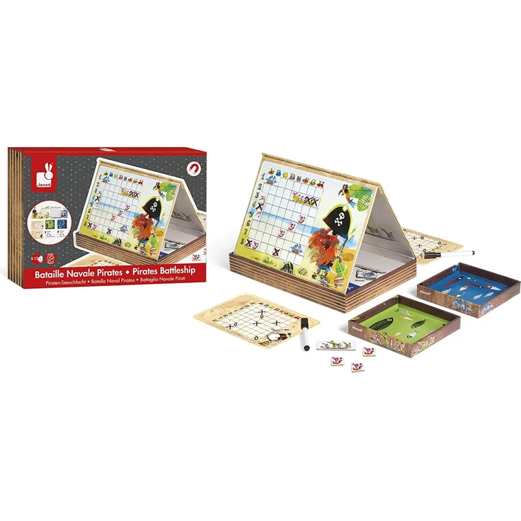 Janod J02835 - Spiel Schiffe Versenken Piratenversion – Bild 12