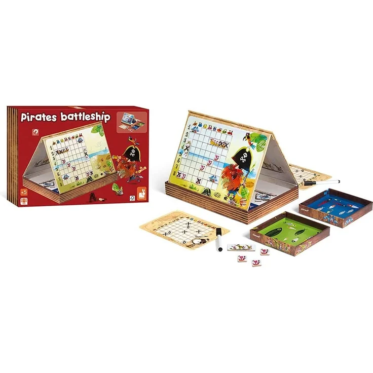 Janod J02835 - Spiel Schiffe Versenken Piratenversion – Bild 10