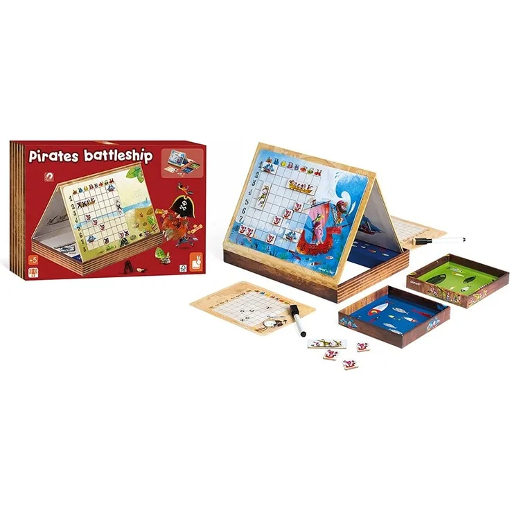 Janod J02835 - Spiel Schiffe Versenken Piratenversion – Bild 11