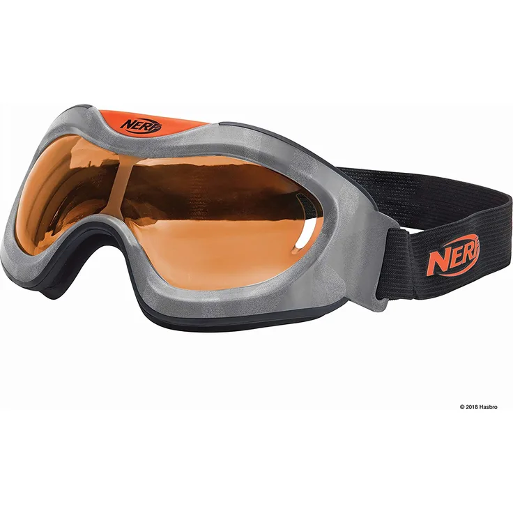 Nerf Elite Battlebrille Orange11559 hochwertige Brille mit größenverstellbaren Riemen im sytlischen Nerf Elite Design, für actionreichen Spielspaß