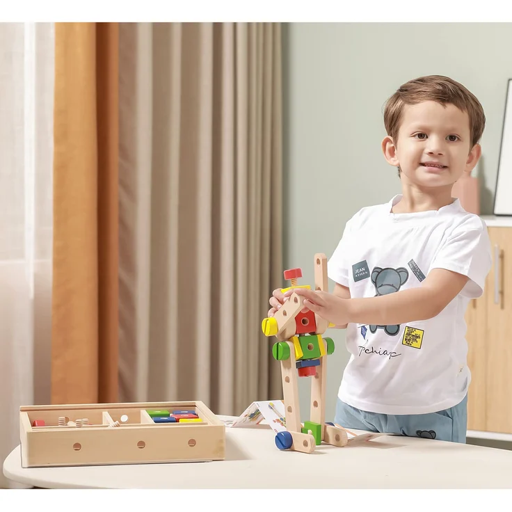 Viga Toys - Holzbaukasten – Bild 5