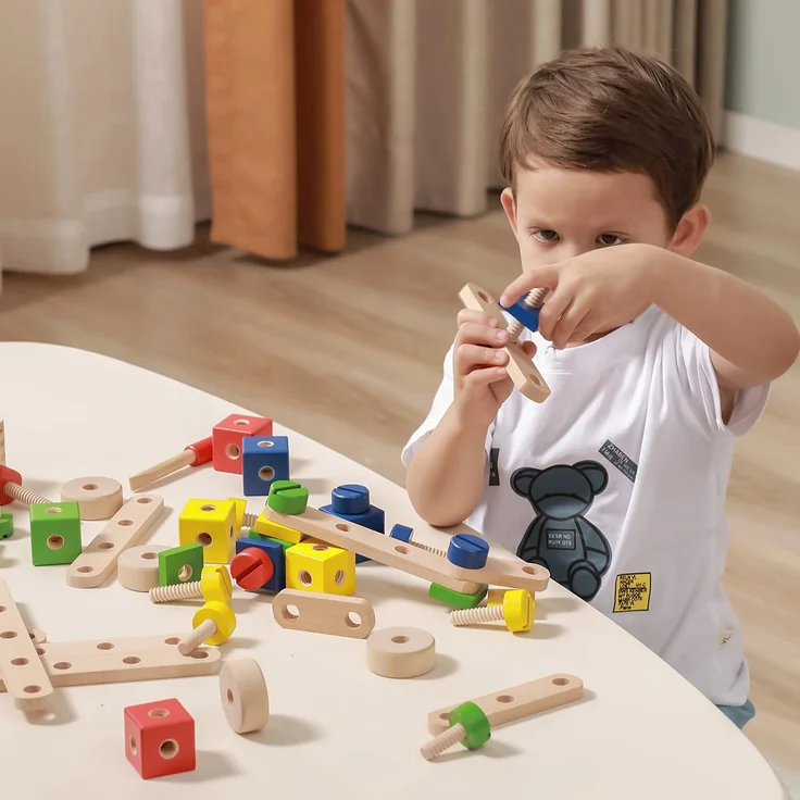 Viga Toys - Holzbaukasten – Bild 7