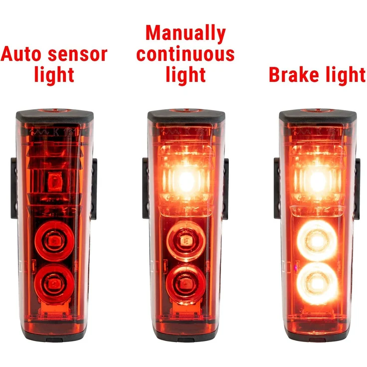 LED Beleuchtungs-Set Aura USB 80 + Blaze II USB Beleuchtungsset Fahrrad – Bild 5