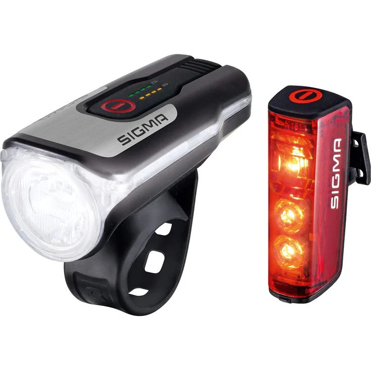 LED Beleuchtungs-Set Aura USB 80 + Blaze II USB Beleuchtungsset Fahrrad – Bild 2