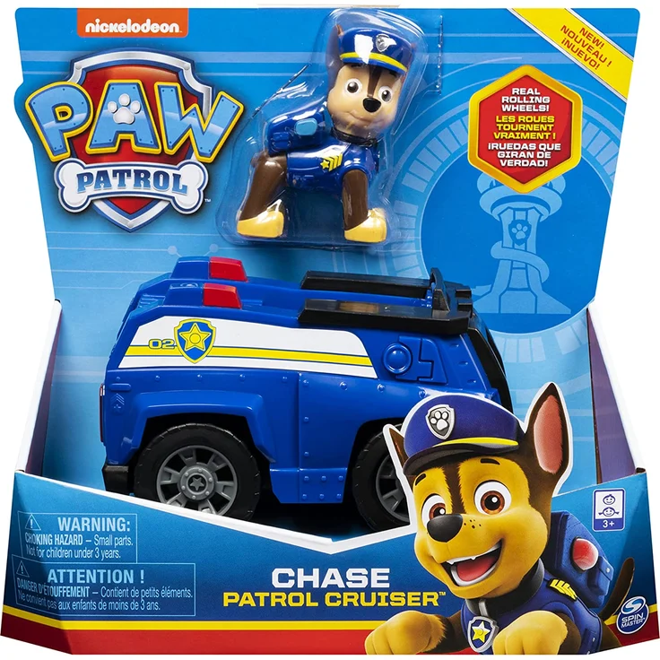 Paw Patrol Chases Polizeiwagen und Figur (Basic Vehicle) – Bild 2
